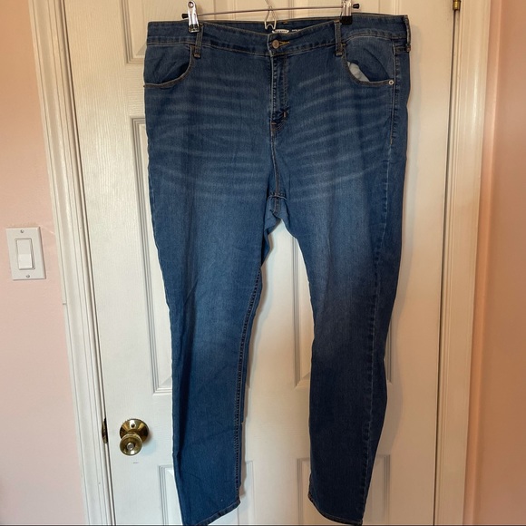Old Navy Denim - Medium Wash Super Skinny Ankle Jeans